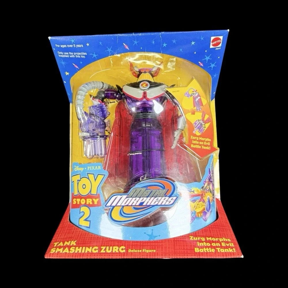 Mattel Toy Story 2 Movie Metal Morphers Tank Smashing Zurg Action Figure Sealed